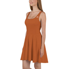 Charger l'image dans la galerie, Afan burnt orange skater dress
