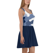 Charger l'image dans la galerie, Afan blue camo skater dress
