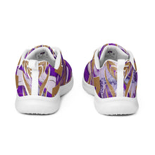 Charger l'image dans la galerie, Afan abstrait purple royalty men’s athletik shoes
