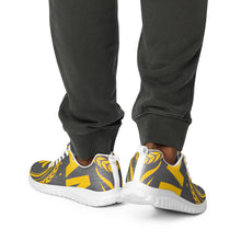 Charger l'image dans la galerie, Afan gold, purple &amp; charcoal royalty men’s athletik shoes
