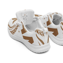 Charger l'image dans la galerie, Afan white &amp; gold royalty men’s athletik shoes

