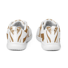 Charger l'image dans la galerie, Afan white &amp; gold royalty men’s athletik shoes
