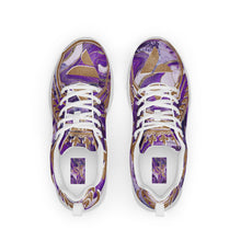Charger l'image dans la galerie, Afan abstrait purple royalty men’s athletik shoes
