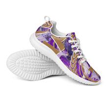 Charger l'image dans la galerie, Afan abstrait purple royalty men’s athletik shoes
