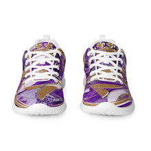 Charger l'image dans la galerie, Afan abstrait purple royalty men’s athletik shoes
