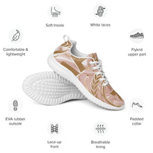 Charger l'image dans la galerie, Afan rose gold royalty men’s athletik shoes
