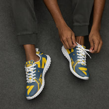 Charger l'image dans la galerie, Afan gold, purple &amp; blue royalty men’s athletik shoes
