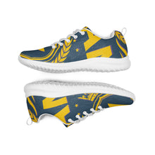 Charger l'image dans la galerie, Afan gold, purple &amp; blue royalty men’s athletik shoes
