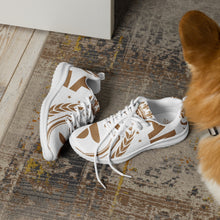 Charger l'image dans la galerie, Afan white &amp; gold royalty men’s athletik shoes
