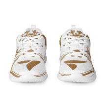 Charger l'image dans la galerie, Afan white &amp; gold royalty men’s athletik shoes
