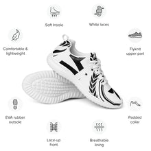 Charger l'image dans la galerie, Afan white &amp; black royalty men’s athletik shoes
