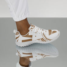 Charger l'image dans la galerie, Afan white &amp; gold royalty men’s athletik shoes
