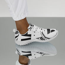 Charger l'image dans la galerie, Afan white &amp; black royalty men’s athletik shoes
