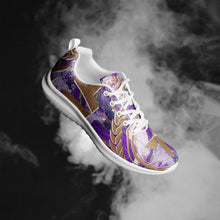 Charger l'image dans la galerie, Afan abstrait purple royalty men’s athletik shoes
