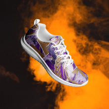 Charger l'image dans la galerie, Afan abstrait purple royalty men’s athletik shoes
