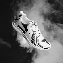 Charger l'image dans la galerie, Afan white &amp; black royalty men’s athletik shoes
