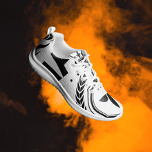Charger l'image dans la galerie, Afan white &amp; black royalty men’s athletik shoes
