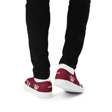 Charger l'image dans la galerie, Afan burgundy &amp; white liberty shoes for men
