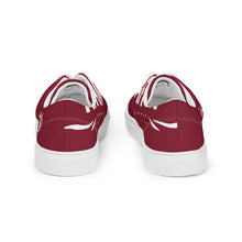 Charger l'image dans la galerie, Afan burgundy &amp; white liberty shoes for men
