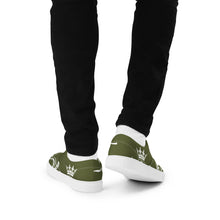Charger l'image dans la galerie, Afan army green &amp; white liberty shoes for men
