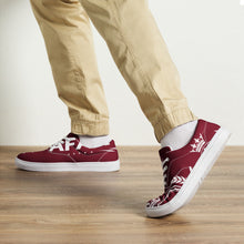 Charger l'image dans la galerie, Afan burgundy &amp; white liberty shoes for men
