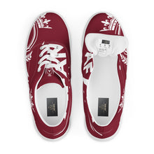 Charger l'image dans la galerie, Afan burgundy &amp; white liberty shoes for men

