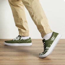 Charger l'image dans la galerie, Afan army green &amp; white liberty shoes for men
