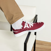 Charger l'image dans la galerie, Afan burgundy &amp; white liberty shoes for men

