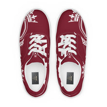 Charger l'image dans la galerie, Afan burgundy &amp; white liberty shoes for men
