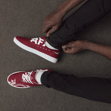 Charger l'image dans la galerie, Afan burgundy &amp; white liberty shoes for men
