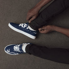 Charger l'image dans la galerie, Afan navy &amp; white liberty shoes for men
