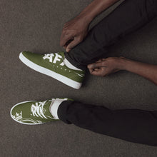 Charger l'image dans la galerie, Afan army green &amp; white liberty shoes for men

