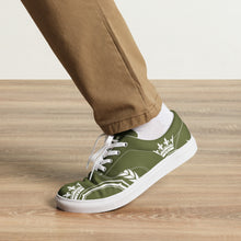 Charger l'image dans la galerie, Afan army green &amp; white liberty shoes for men
