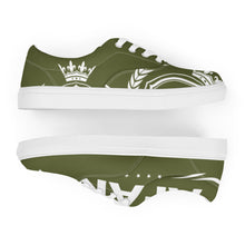 Charger l'image dans la galerie, Afan army green &amp; white liberty shoes for men
