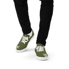 Charger l'image dans la galerie, Afan army green &amp; white liberty shoes for men
