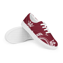 Charger l'image dans la galerie, Afan burgundy &amp; white liberty shoes for men
