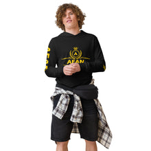 Charger l'image dans la galerie, Afan couronne yellow logo hooded tee
