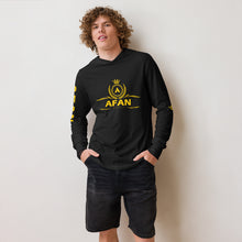 Charger l'image dans la galerie, Afan couronne yellow logo hooded tee
