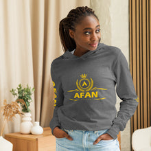 Charger l'image dans la galerie, Afan couronne yellow logo hooded tee
