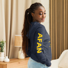 Charger l'image dans la galerie, Afan couronne yellow logo hooded tee
