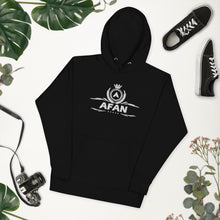 Charger l'image dans la galerie, Afan unisex hoodie white embroidery

