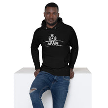 Charger l'image dans la galerie, Afan unisex hoodie white embroidery
