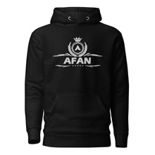 Charger l'image dans la galerie, Afan unisex hoodie white embroidery

