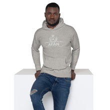 Charger l'image dans la galerie, Afan unisex hoodie white embroidery
